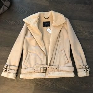 Sherpa Aviator Jacket Size Small